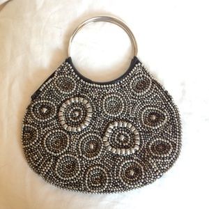 Arden B Metal-Beaded Bag